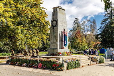 Photo from the Anzac Civic Parade/Service held at Memorial Park, Hamilton, New Zealand. Taken: Sunday, 25 April 2021. Photo: Mike Walen / KeyImagery Photography. Copyright: © Hamilton City Council.