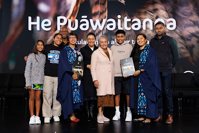 Photo from Ceremony 6 of the TWoA Tāmaki Makaurau 2025 Graduations (May 2025) held at the Mangere Arts Centre in Auckland, New Zealand on Wednesday, 28 May, 2025. Photo by Mike Walen / KeyImagery Photography. Copyright: © 2025 Te Wānanga o Aotearoa.