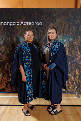 Studio photo from the TWoA Tainui 2023 Graduations (Ceremony 1 - Wednesday Morning), held at Hamilton Boys High School, Hamilton, Waikato, New Zealand on Wednesday, 19 April 2023. Photo: Mike Walen / KeyImagery Photography. Copyright: © Te Wananga o Aotearoa.