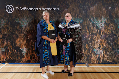 Studio photo from the TWoA Tainui 2023 Graduations (Ceremony 1 - Wednesday Morning), held at Hamilton Boys High School, Hamilton, Waikato, New Zealand on Wednesday, 19 April 2023. Photo: Mike Walen / KeyImagery Photography. Copyright: © Te Wananga o Aotearoa.