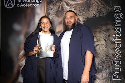 Booth photo from the TWoA Tainui 2025 Graduations (Ceremony 2 @ 2pm) held at Claudelands Event Centre in Hamilton, Waikato, New Zealand on Tuesday, 29 April, 2025. Photography by InstaBooth / KeyImagery Photography. Copyright: © 2025 Te Wānanga o Aotearoa.