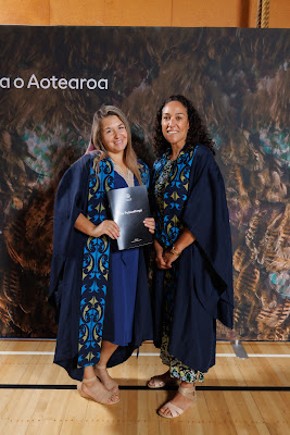 Studio photo from the TWoA Tainui 2023 Graduations (Ceremony 1 - Wednesday Morning), held at Hamilton Boys High School, Hamilton, Waikato, New Zealand on Wednesday, 19 April 2023. Photo: Mike Walen / KeyImagery Photography. Copyright: © Te Wananga o Aotearoa.