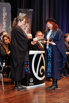 Photo from the TWoA Tāmaki Makaurau 2023 Graduations (Ceremony 2 @ 3pm), held at the Due Drop Events Centre, Manukau, Auckland, New Zealand on Wednesday, 7 June, 2023. Photo: Mike Walen / KeyImagery Photography. Copyright: © Te Wānanga o Aotearoa.