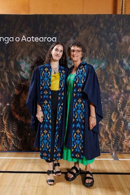 Studio photo from the TWoA Tainui 2023 Graduations (Ceremony 1 - Wednesday Morning), held at Hamilton Boys High School, Hamilton, Waikato, New Zealand on Wednesday, 19 April 2023. Photo: Mike Walen / KeyImagery Photography. Copyright: © Te Wananga o Aotearoa.