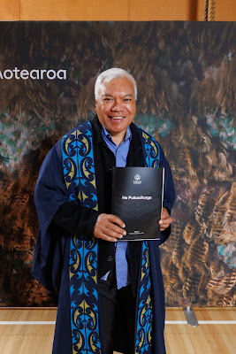Studio photo from the TWoA Tainui 2023 Graduations (Ceremony 1 - Wednesday Morning), held at Hamilton Boys High School, Hamilton, Waikato, New Zealand on Wednesday, 19 April 2023. Photo: Mike Walen / KeyImagery Photography. Copyright: © Te Wananga o Aotearoa.