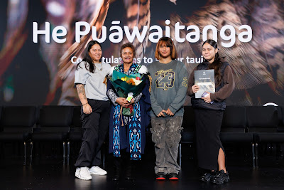 Photo from Ceremony 6 of the TWoA Tāmaki Makaurau 2025 Graduations (May 2025) held at the Mangere Arts Centre in Auckland, New Zealand on Wednesday, 28 May, 2025. Photo by Mike Walen / KeyImagery Photography. Copyright: © 2025 Te Wānanga o Aotearoa.