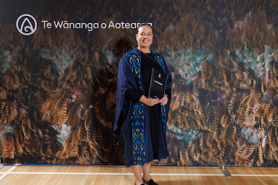 Studio photo from the TWoA Tainui 2023 Graduations (Ceremony 1 - Wednesday Morning), held at Hamilton Boys High School, Hamilton, Waikato, New Zealand on Wednesday, 19 April 2023. Photo: Mike Walen / KeyImagery Photography. Copyright: © Te Wananga o Aotearoa.