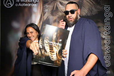 Booth photo from the TWoA Tainui 2025 Graduations (Ceremony 2 @ 2pm) held at Claudelands Event Centre in Hamilton, Waikato, New Zealand on Tuesday, 29 April, 2025. Photography by InstaBooth / KeyImagery Photography. Copyright: © 2025 Te Wānanga o Aotearoa.