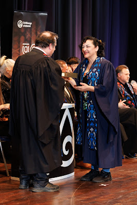 Photo from the TWoA Tāmaki Makaurau 2023 Graduations (Ceremony 2 @ 3pm), held at the Due Drop Events Centre, Manukau, Auckland, New Zealand on Wednesday, 7 June, 2023. Photo: Mike Walen / KeyImagery Photography. Copyright: © Te Wānanga o Aotearoa.