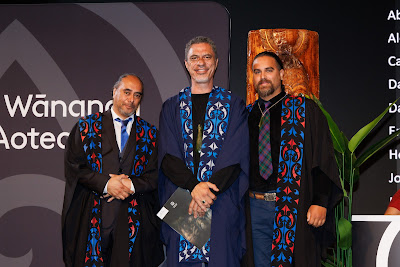 Photo from Ceremony 1 of the TWoA Tāmaki Makaurau 2025 Graduations (May 2025) held at the Mangere Arts Centre in Auckland, New Zealand on Monday, 26 May, 2025. Photo by Mike Walen / KeyImagery Photography. Copyright: © 2025 Te Wānanga o Aotearoa.