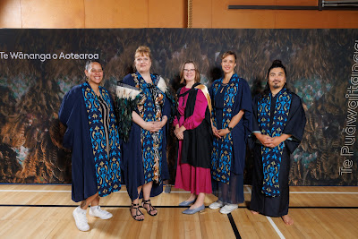 Studio photo from the TWoA Tainui 2023 Graduations (Ceremony 1 - Wednesday Morning), held at Hamilton Boys High School, Hamilton, Waikato, New Zealand on Wednesday, 19 April 2023. Photo: Mike Walen / KeyImagery Photography. Copyright: © Te Wananga o Aotearoa.