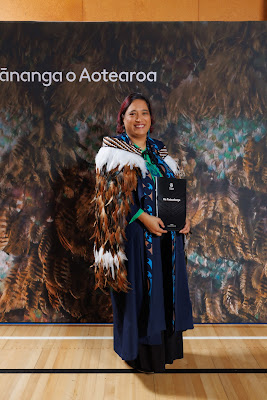 Studio photo from the TWoA Tainui 2023 Graduations (Ceremony 1 - Wednesday Morning), held at Hamilton Boys High School, Hamilton, Waikato, New Zealand on Wednesday, 19 April 2023. Photo: Mike Walen / KeyImagery Photography. Copyright: © Te Wananga o Aotearoa.