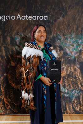 Studio photo from the TWoA Tainui 2023 Graduations (Ceremony 1 - Wednesday Morning), held at Hamilton Boys High School, Hamilton, Waikato, New Zealand on Wednesday, 19 April 2023. Photo: Mike Walen / KeyImagery Photography. Copyright: © Te Wananga o Aotearoa.