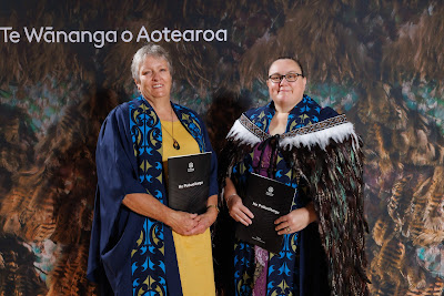 Studio photo from the TWoA Tainui 2023 Graduations (Ceremony 1 - Wednesday Morning), held at Hamilton Boys High School, Hamilton, Waikato, New Zealand on Wednesday, 19 April 2023. Photo: Mike Walen / KeyImagery Photography. Copyright: © Te Wananga o Aotearoa.