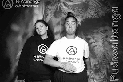 Booth photo from Ceremony 1 of the TWoA Tāmaki Makaurau 2025 Graduations (March 2025) held at the Mangere Arts Centre in Auckland, New Zealand on Wednesday, 12 March, 2025. Photo: InstaBooth by KeyImagery Photography. Copyright: © 2025 Te Wānanga o Aotearoa.