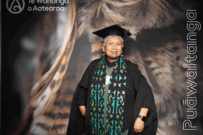 Booth photo from the TWoA Tainui 2025 Graduations (Ceremony 3 @ 10am) held at Claudelands Event Centre in Hamilton, Waikato, New Zealand on Wednesday, 30 April, 2025. Photography by InstaBooth / KeyImagery Photography. Copyright: © 2025 Te Wānanga o Aotearoa.
