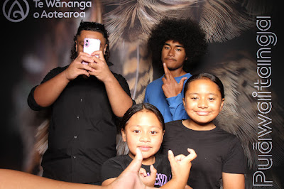Booth photo from Ceremony 2 of the TWoA Tāmaki Makaurau 2025 Graduations (March 2025) held at the Mangere Arts Centre in Auckland, New Zealand on Wednesday, 12 March, 2025. Photo: InstaBooth by KeyImagery Photography. Copyright: © 2025 Te Wānanga o Aotearoa.