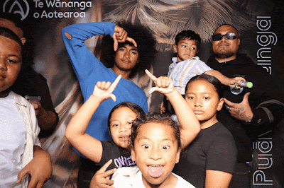 Booth photo from Ceremony 2 of the TWoA Tāmaki Makaurau 2025 Graduations (March 2025) held at the Mangere Arts Centre in Auckland, New Zealand on Wednesday, 12 March, 2025. Photo: InstaBooth by KeyImagery Photography. Copyright: © 2025 Te Wānanga o Aotearoa.