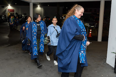 Photo from the TWoA Tāmaki Makaurau 2024 Graduations (Ceremony 4 @ 7pm), held at Church Unlimited, Glendene, Auckland, New Zealand on Tuesday, 25 June, 2024. Photo: Alick Saunders for KeyImagery Photography. Copyright: © Te Wānanga o Aotearoa.