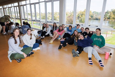 Photo from the Waikato Diocesan Year 11 Camp held at Tūrangawaewae Marae, Ngaruawahia, Waikato, New Zealand. Taken: Tuesday, 7 May 2024. Photography: Mike Walen / KeyImagery Photography. Copyright: © Waikato Diocesan School for Girls.