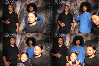 Booth photo from Ceremony 2 of the TWoA Tāmaki Makaurau 2025 Graduations (March 2025) held at the Mangere Arts Centre in Auckland, New Zealand on Wednesday, 12 March, 2025. Photo: InstaBooth by KeyImagery Photography. Copyright: © 2025 Te Wānanga o Aotearoa.