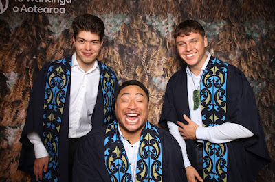 Booth photo from the TWoA Tainui 2023 Graduations (Ceremony 1 - Wednesday Morning), held at Hamilton Boys High School, Hamilton, Waikato, New Zealand on Wednesday, 19 April 2023. Photo: InstaBooth by KeyImagery Photography. Copyright: © Te Wānanga o Aotearoa.