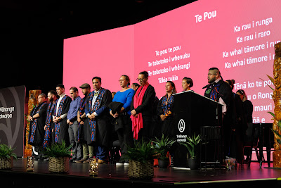 Photo from Ceremony 2 of the TWoA Tāmaki Makaurau 2025 Graduations (May 2025) held at the Mangere Arts Centre in Auckland, New Zealand on Monday, 26 May, 2025. Photo by Mike Walen / KeyImagery Photography. Copyright: © 2025 Te Wānanga o Aotearoa.