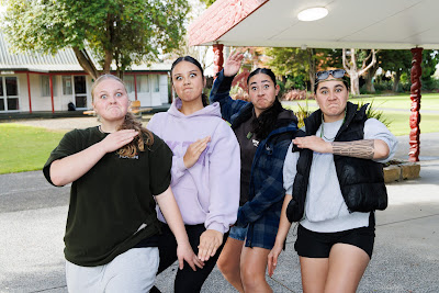 Photo from the Waikato Diocesan Year 11 Camp held at Tūrangawaewae Marae, Ngaruawahia, Waikato, New Zealand. Taken: Tuesday, 7 May 2024. Photography: Mike Walen / KeyImagery Photography. Copyright: © Waikato Diocesan School for Girls.
