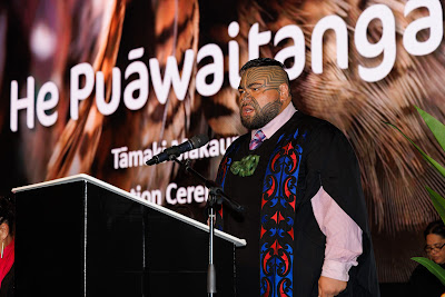 Photo from Ceremony 2 of the TWoA Tāmaki Makaurau 2025 Graduations (May 2025) held at the Mangere Arts Centre in Auckland, New Zealand on Monday, 26 May, 2025. Photo by Mike Walen / KeyImagery Photography. Copyright: © 2025 Te Wānanga o Aotearoa.