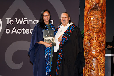 Photo from Ceremony 7 of the TWoA Tāmaki Makaurau 2025 Graduations (May 2025) held at the Mangere Arts Centre in Auckland, New Zealand on Wednesday, 28 May, 2025. Photo by Mike Walen / KeyImagery Photography. Copyright: © 2025 Te Wānanga o Aotearoa.