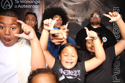 Booth photo from Ceremony 2 of the TWoA Tāmaki Makaurau 2025 Graduations (March 2025) held at the Mangere Arts Centre in Auckland, New Zealand on Wednesday, 12 March, 2025. Photo: InstaBooth by KeyImagery Photography. Copyright: © 2025 Te Wānanga o Aotearoa.