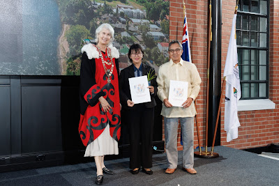 Photo from the HCC NZ Citizenship Ceremony 1 (Morning) held at The Atrium, Wintec/Te Pukenga, Hamilton, Waikato, New Zealand at 10:00am on Monday, 15 April, 2024. Photo: Mike Walen / KeyImagery Photography. Copyright: © Hamilton City Council.