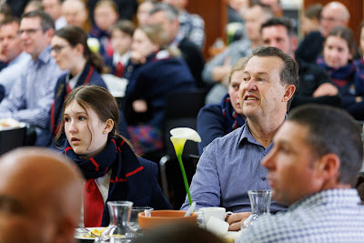 Photo from the 2022 Father/Daughter Breakfast held in the Nancy Light Hall at Waikato Diocesan in Hamilton, Waikato, New Zealand. Taken: Monday, 5 September, 2022. Photography: Mike Walen / KeyImagery Photography. Copyright: © Waikato Diocesan School for Girls.