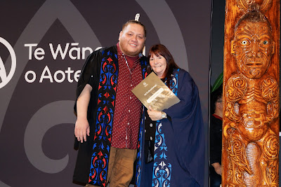 Photo from Ceremony 7 of the TWoA Tāmaki Makaurau 2025 Graduations (May 2025) held at the Mangere Arts Centre in Auckland, New Zealand on Wednesday, 28 May, 2025. Photo by Mike Walen / KeyImagery Photography. Copyright: © 2025 Te Wānanga o Aotearoa.