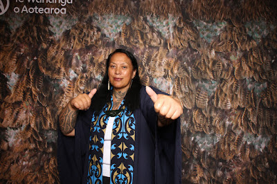 Booth photo from the TWoA Tainui 2023 Graduations (Ceremony 1 - Wednesday Morning), held at Hamilton Boys High School, Hamilton, Waikato, New Zealand on Wednesday, 19 April 2023. Photo: InstaBooth by KeyImagery Photography. Copyright: © Te Wānanga o Aotearoa.