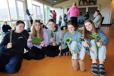 Photo from the Waikato Diocesan Year 11 Camp held at Tūrangawaewae Marae, Ngaruawahia, Waikato, New Zealand. Taken: Tuesday, 7 May 2024. Photography: Mike Walen / KeyImagery Photography. Copyright: © Waikato Diocesan School for Girls.