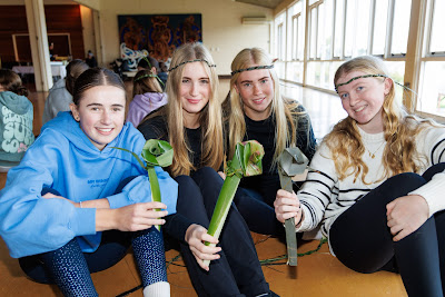 Photo from the Waikato Diocesan Year 11 Camp held at Tūrangawaewae Marae, Ngaruawahia, Waikato, New Zealand. Taken: Tuesday, 7 May 2024. Photography: Mike Walen / KeyImagery Photography. Copyright: © Waikato Diocesan School for Girls.