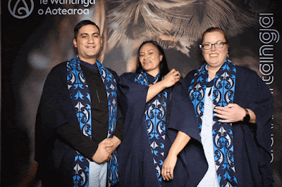 Booth photo from the TWoA Tainui 2025 Graduations (Ceremony 3 @ 10am) held at Claudelands Event Centre in Hamilton, Waikato, New Zealand on Wednesday, 30 April, 2025. Photography by InstaBooth / KeyImagery Photography. Copyright: © 2025 Te Wānanga o Aotearoa.