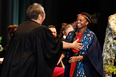 Photo from the TWoA Tāmaki Makaurau 2023 Graduations (Ceremony 5 @ 3pm), held at the Due Drop Events Centre, Manukau, Auckland, New Zealand on Thursday, 8 June, 2023. Photo: Mike Walen / KeyImagery Photography. Copyright: © Te Wānanga o Aotearoa.