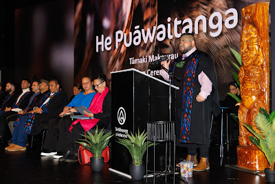 Photo from Ceremony 2 of the TWoA Tāmaki Makaurau 2025 Graduations (May 2025) held at the Mangere Arts Centre in Auckland, New Zealand on Monday, 26 May, 2025. Photo by Mike Walen / KeyImagery Photography. Copyright: © 2025 Te Wānanga o Aotearoa.