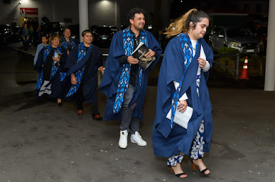 Photo from the TWoA Tāmaki Makaurau 2024 Graduations (Ceremony 4 @ 7pm), held at Church Unlimited, Glendene, Auckland, New Zealand on Tuesday, 25 June, 2024. Photo: Alick Saunders for KeyImagery Photography. Copyright: © Te Wānanga o Aotearoa.