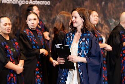 Photo from the TWoA Tāmaki Makaurau 2023 Graduations (Ceremony 5 @ 3pm), held at the Due Drop Events Centre, Manukau, Auckland, New Zealand on Thursday, 8 June, 2023. Photo: Mike Walen / KeyImagery Photography. Copyright: © Te Wānanga o Aotearoa.