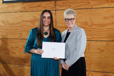 Photo from the Waikato Graduate Women Educational Trust (WGWET) Awards 2023 event held at The Gallagher Academy of Performing Arts at the Univsersity of Waikato in Hamilton, Waikato, New Zealand on Thursday, 6 July, 2023. Photo by Mike Walen / KeyImagery Photography. Copyright: © Waikato Graduate Women Educational Trust.