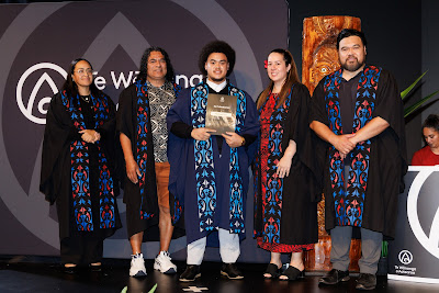 Photo from Ceremony 1 of the TWoA Tāmaki Makaurau 2025 Graduations (May 2025) held at the Mangere Arts Centre in Auckland, New Zealand on Monday, 26 May, 2025. Photo by Mike Walen / KeyImagery Photography. Copyright: © 2025 Te Wānanga o Aotearoa.