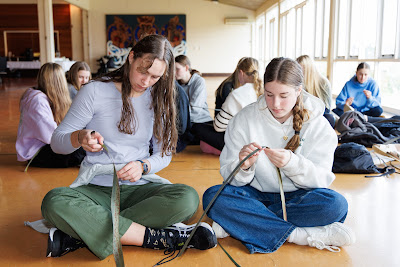 Photo from the Waikato Diocesan Year 11 Camp held at Tūrangawaewae Marae, Ngaruawahia, Waikato, New Zealand. Taken: Tuesday, 7 May 2024. Photography: Mike Walen / KeyImagery Photography. Copyright: © Waikato Diocesan School for Girls.