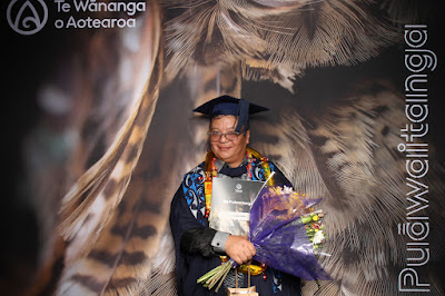 Booth photo from Ceremony 2 of the TWoA Tāmaki Makaurau 2025 Graduations (March 2025) held at the Mangere Arts Centre in Auckland, New Zealand on Wednesday, 12 March, 2025. Photo: InstaBooth by KeyImagery Photography. Copyright: © 2025 Te Wānanga o Aotearoa.