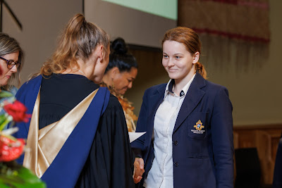 Photo from the Waikato Diocesan Senior Prize-giving 2022 held at Waikato Diocesan School for Girls, Hamilton, New Zealand, on Thursday 27 October 2022.  Photo: Mike Walen / KeyImagery Photography. Copyright: © Waikato Diocesan School for Girls.