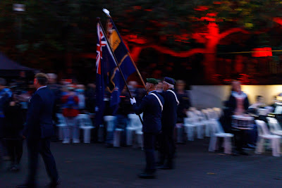 Photo from the Anzac Day 2022 Dawn Parade & Service held at Memorial Park, Hamilton, Waikato, New Zealand. Taken: Monday, 25 April 2022. Photography: Mike Walen / KeyImagery Photography. Copyright: © Hamilton City Council.