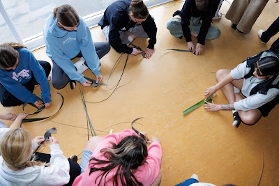 Photo from the Waikato Diocesan Year 11 Camp held at Tūrangawaewae Marae, Ngaruawahia, Waikato, New Zealand. Taken: Tuesday, 7 May 2024. Photography: Mike Walen / KeyImagery Photography. Copyright: © Waikato Diocesan School for Girls.