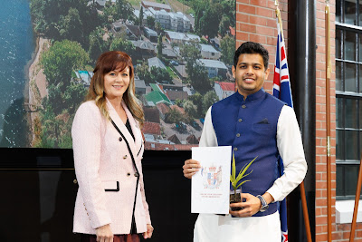 Photo from the HCC NZ Citizenship Ceremony 1 (Morning) held at The Atrium, Wintec/Te Pukenga, Hamilton, Waikato, New Zealand at 10:00am on Monday, 12 August, 2024. Photo: Mike Walen / KeyImagery Photography. Copyright: © Hamilton City Council.